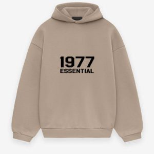 1977 Essentials Fleece Hoodie Desert Sand