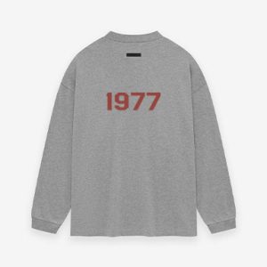 1977 Essentials Jersey Long Sleeve Tee Dark Heather