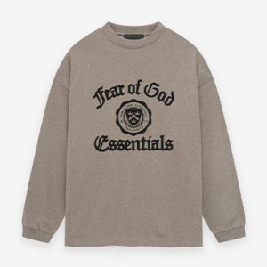 1977 Essentials Jersey Long Sleeve Tee Heather Gray